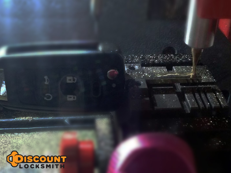 Cut Car Key FOB